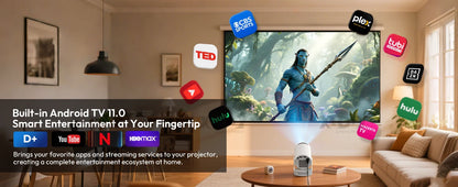 AirBeam P300™ - 4K 8K Video Decoding, 720P HD, Android 11, Wi-Fi, BT 5.1