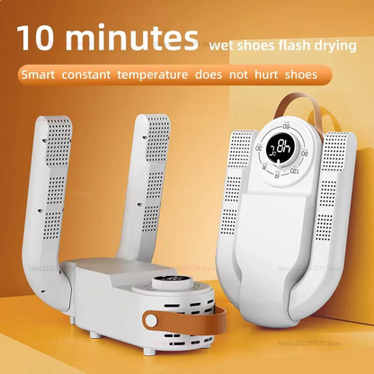 🏆 PureSole™ Electric Shoe & Boot Dryer with UV Deodorizer