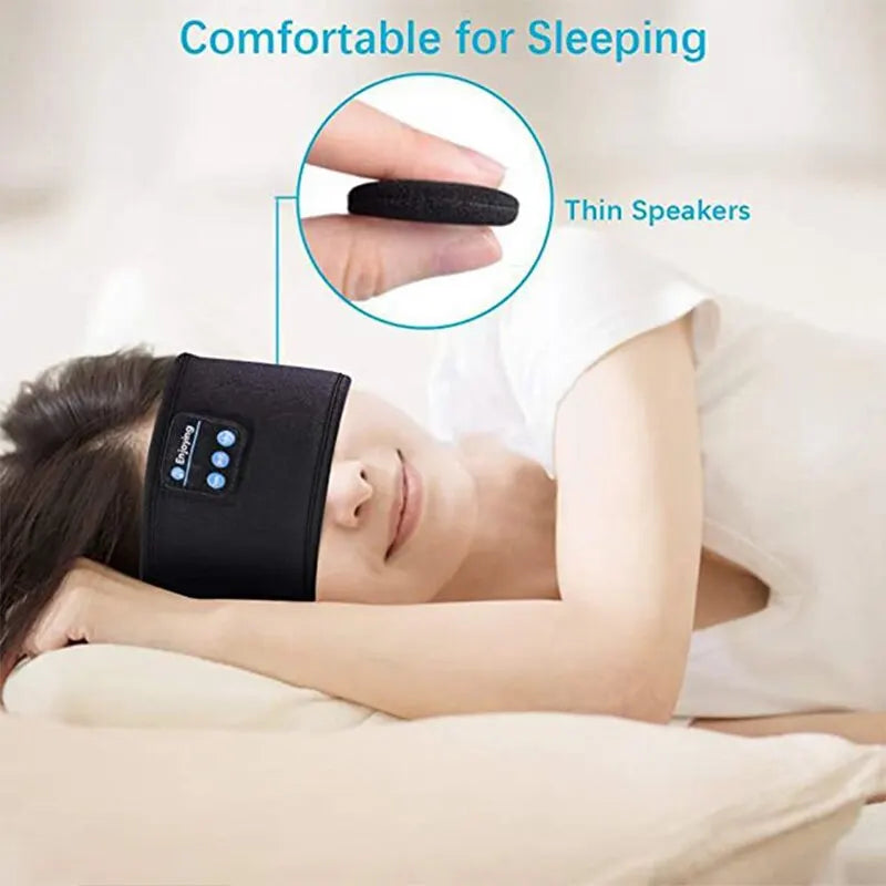 SleepSound Wireless Band – Wireless Headphones, Built-In Speakers, Comfortable Fabric, 10-Hour Battery Life