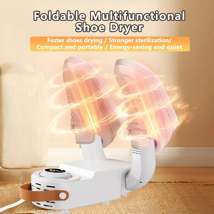 🏆 PureSole™ Electric Shoe & Boot Dryer with UV Deodorizer