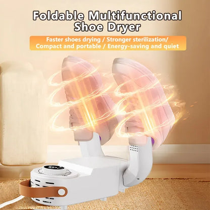 🏆 PureSole™ Electric Shoe & Boot Dryer with UV Deodorizer