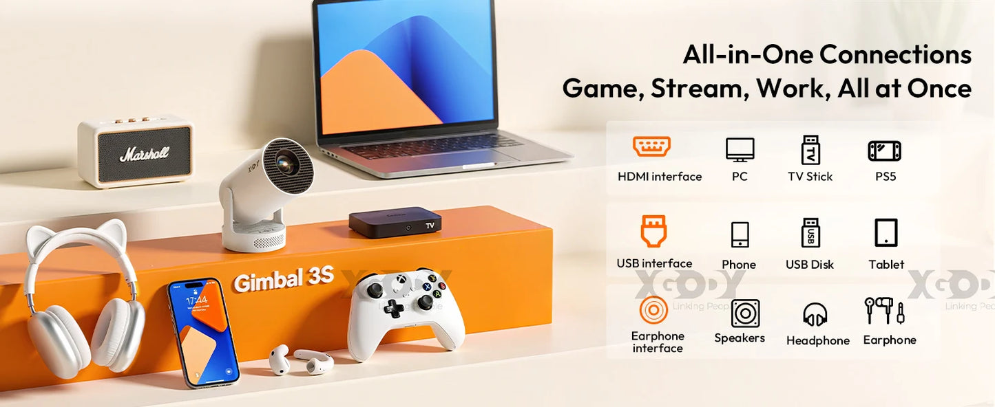 AirBeam P300™ - 4K 8K Video Decoding, 720P HD, Android 11, Wi-Fi, BT 5.1