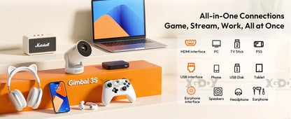 AirBeam P300™ - 4K 8K Video Decoding, 720P HD, Android 11, Wi-Fi, BT 5.1