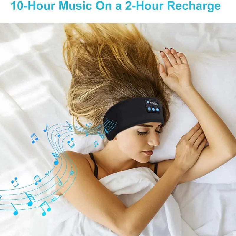 SleepSound Wireless Band – Wireless Headphones, Built-In Speakers, Comfortable Fabric, 10-Hour Battery Life