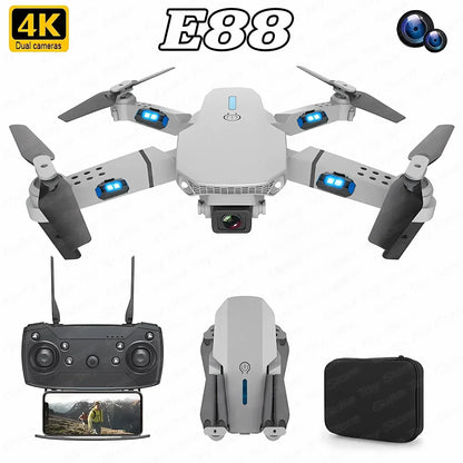 AeroSnap E88 4K - WIFI FPV, HD 4K Camera, Altitude Hold