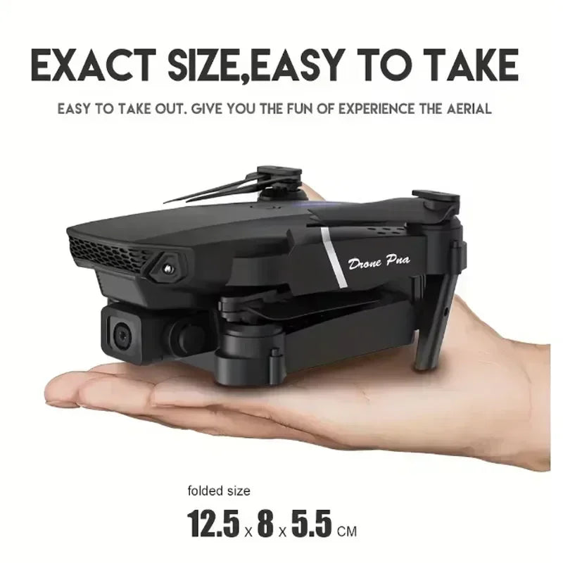 AeroSnap E88 4K - WIFI FPV, HD 4K Camera, Altitude Hold