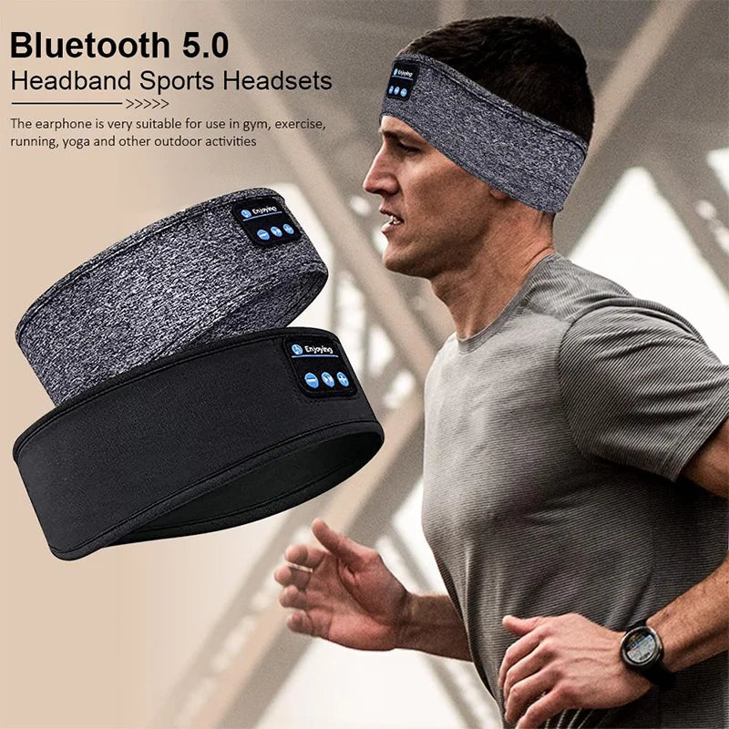 SleepSound Wireless Band – Wireless Headphones, Built-In Speakers, Comfortable Fabric, 10-Hour Battery Life