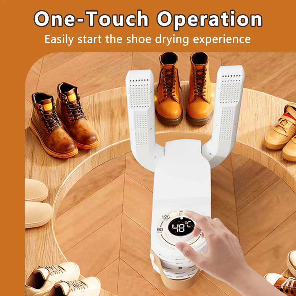 🏆 PureSole™ Electric Shoe & Boot Dryer with UV Deodorizer