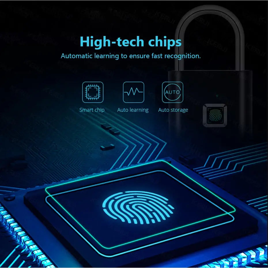 Smart Fingerprint Padlock